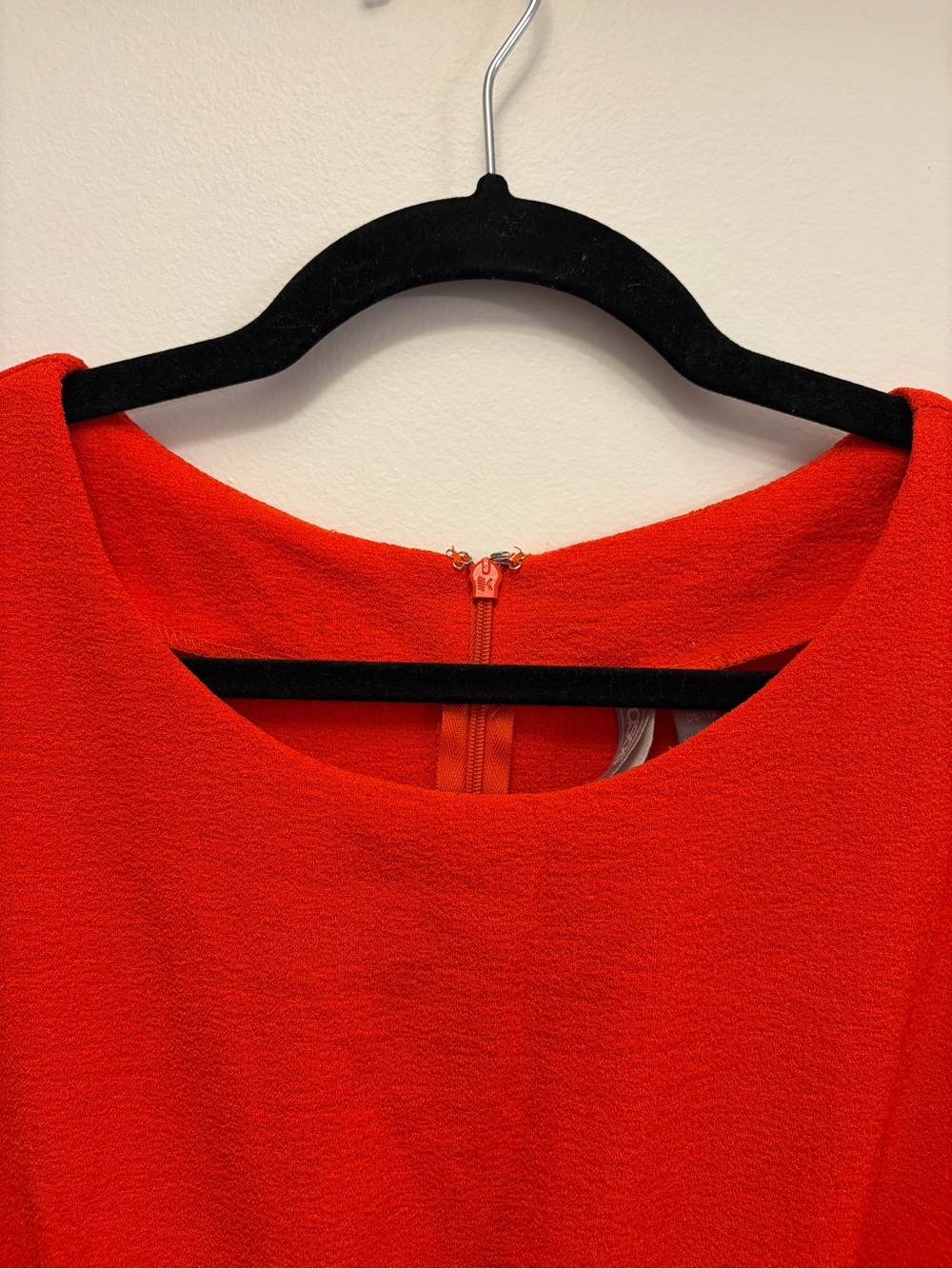 ASOS Red Shift Dress Women’s Short Sleeve Dress Size 14 - Picture 4 of 8